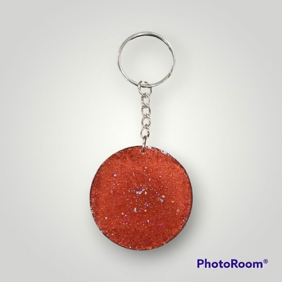 Xana Orange Glitter Keychain (Z156) - Picture 6 of 9